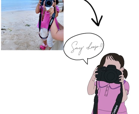 お気に入りの写真を素敵なイラストにします イメージ1
