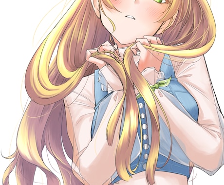 綺麗でかわいいイラストを制作致します バストアップ、立ち絵、一枚絵に対応 イメージ2