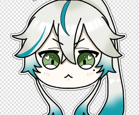 もっちり顔だけイラスト描きます 表情差分、お急ぎ便も受付中です！お気軽にどうぞ！ イメージ2
