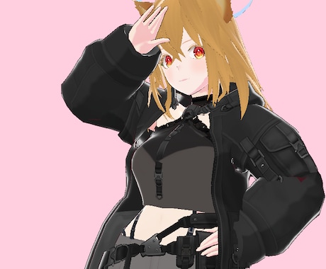 最低価格でVRoid製の3Dモデルを制作致します 著作権完全譲可能！VRchatのアバター等も製作致します！ イメージ2