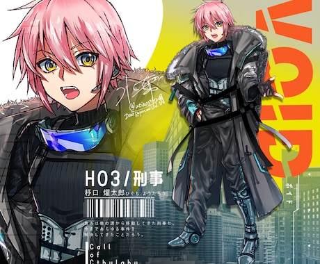 TRPG、動画、IRIAM等の立ち絵作成 します 創作キャラクターの立ち絵を制作いたします イメージ2