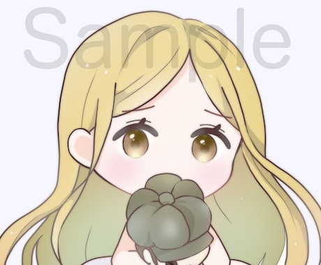透明感のあるふわふわしたミニキャラ描きます イメージ1