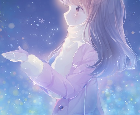 可愛い女の子のイラストを作成します ふわふわの可愛いイラストを描かせていただきます イメージ1