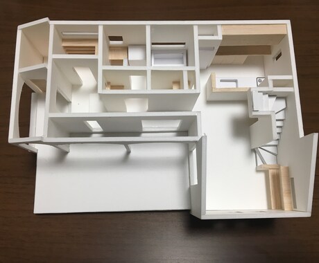 1/50スケール住宅模型お作りします 図面だけではイメージが湧きづらい方、新築の記念に。 イメージ2