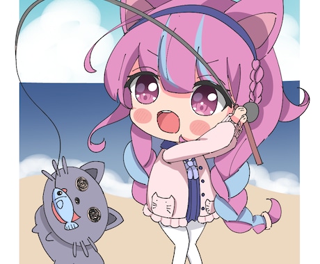 商用利用可！ちびキャラアイコンイラスト描きます ゆる~く可愛いイラスト、アイコンを求めているあなたに！ イメージ2