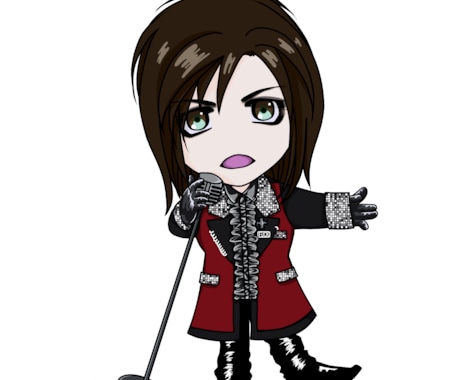 ミニキャラでアクキー・シール用のイラストを描きます アクキーやシール用の可愛いキャラを2～3等身で描きます！ イメージ1