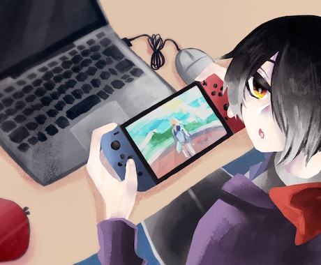 ゲームや動画のスチルイラストお描きします ホラー・オカルト的なスチルや恋愛ゲームなどのスチル描きます！ イメージ2