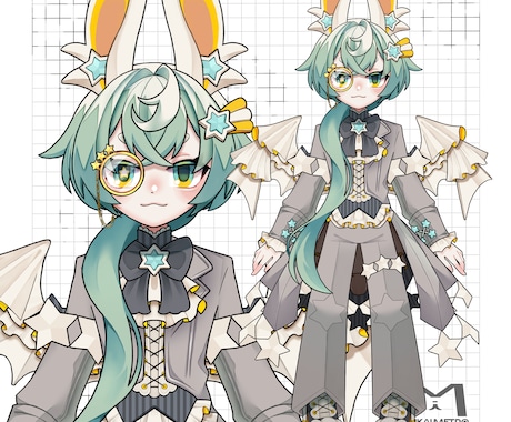 商用利用可！Live2Dパーツ分けイラスト描きます 納品後のモデリングまでしっかりサポート！ イメージ2