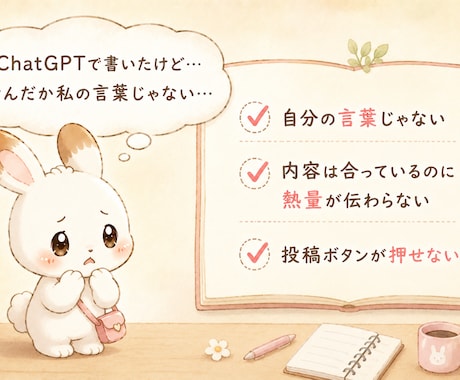 AIで書いた文章に、あなたの言葉を取り戻します AIが書いた文章に、あなたの経験と想いをのせてみませんか？ イメージ2