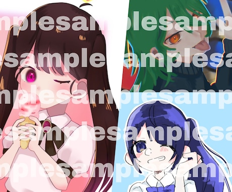 SNSなどで使用するアイコンを作成いたします 可愛いアイコンであなたのSNSをもっとかわいくっ！ イメージ1