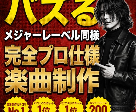 オリコン1位獲得。プロが作曲＆アレンジします ライトプラン！一線で活躍するプロが作曲＆アレンジします。 イメージ1