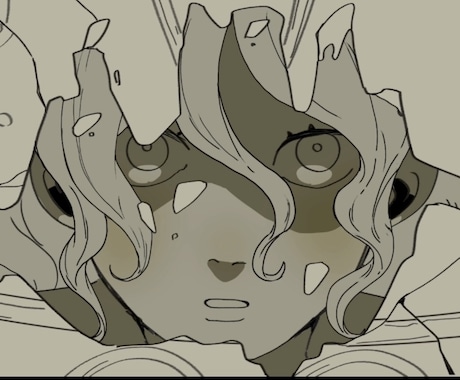 ループアニメーションを制作します 髪や目などの簡単な一部分をループして動かします イメージ2