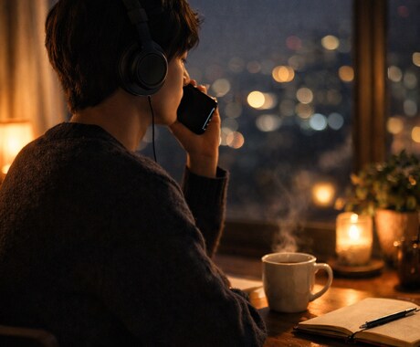 寂しい夜に落ち着いた声でお話しますます 眠れない夜の話し相手になります イメージ1