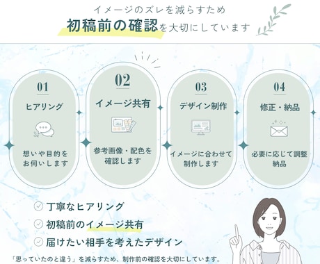個人サロン向け｜集客に繋がるWeb画像を制作します 魅力を整え、伝わるデザインを。 イメージ2