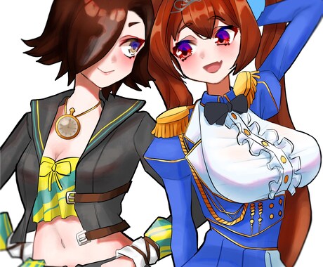 歌ってみた動画などにも使えるイラスト制作します お客様の要望に沿った幅広く使える一枚絵お描きします！！ イメージ2