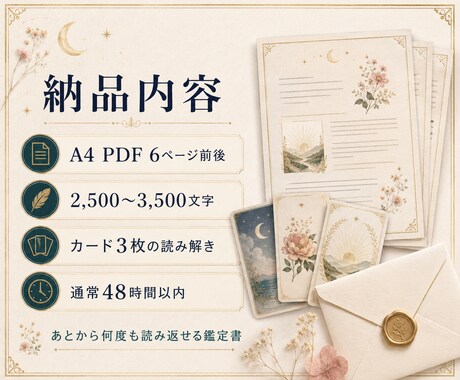 片思いの温度感をPDF鑑定します 好きな人の本音と近づき方を整理します イメージ2