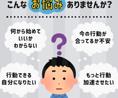 目標達成の為の行動見直し相談いたします 行動を見直して揺るがない目標達成への土台を作りましょう！ イメージ1