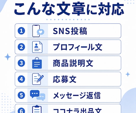 SNSや商品文を自然に添削します 読みやすく印象のいい文字に整えます イメージ2