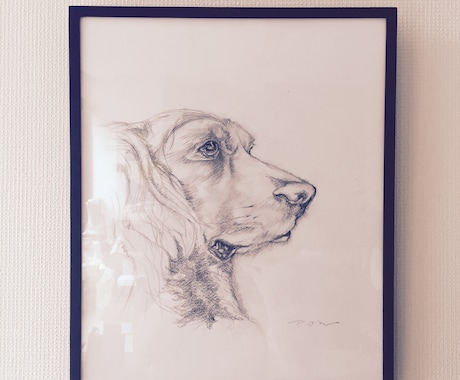 動物や人物画を描いています 愛するペットや人物画を印象的に描きます。 イメージ2