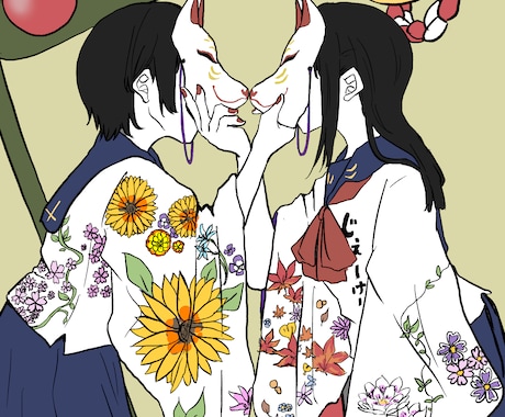 ご自身用から商用までイラスト作成します レトロポップでかわいいものを！ イメージ1