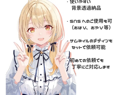 サムネイル向けイラストを作成します VTuberや配信者にもオススメ！ イメージ2