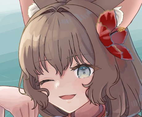 歌ってみたや動画用のイラストを描きます 水彩のような優しいタッチの動画イラストを描きます！ イメージ1