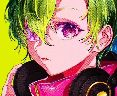 顔アップイラスト制作します 用途は自由！SNSアイコンやヘッダーに イメージ1