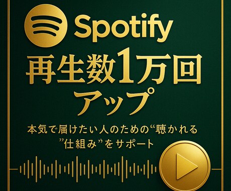 Spotifyの再生回数1万回増やします Spotify集客・リアルユーザー・宣伝・拡散手伝います！ イメージ2