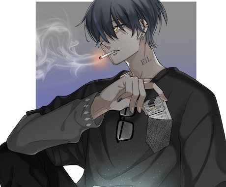 イラスト/1枚絵/サムネ制作します 個性的なイラストを提供致します。MVやサムネなどに イメージ1
