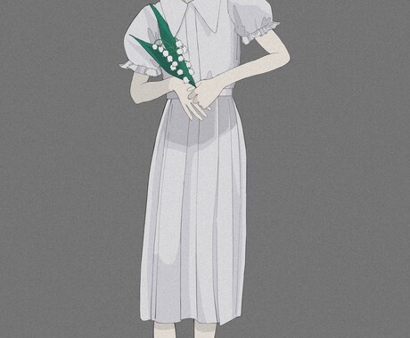 イラスト・似顔絵・アイコン等描きます 映画の主人公の様な雰囲気と花を添えます。 イメージ2