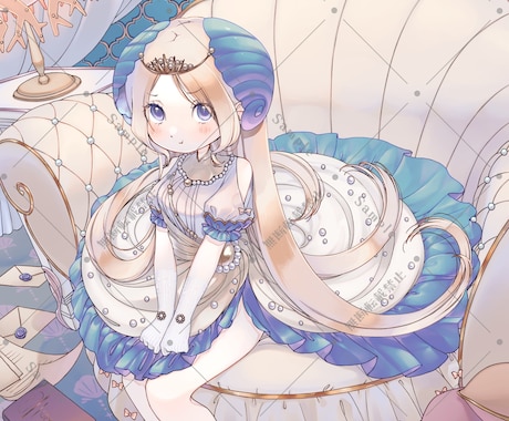 かわいい女の子のイラストをお描きします 顔アップも全身もミニキャラも承ります！ イメージ2