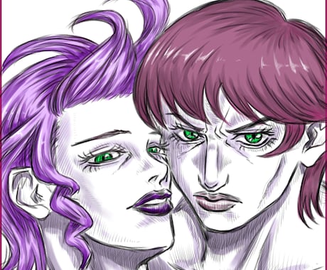 濃い顔描きます まるでジ◯ジョのようになれる不思議な体験 イメージ1