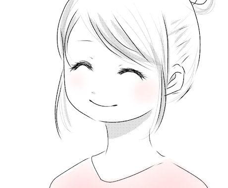 白黒プラス１色でイラスト描きます アイコンなどにお使いください！ イメージ1