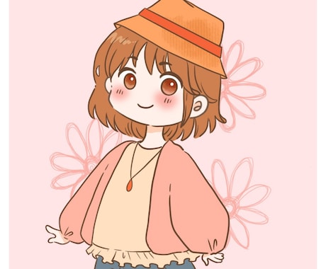 ポップで親しみやすいSNSアイコン描きます 「明るく話しかけやすい印象」のアイコンを制作します。 イメージ2
