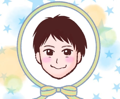 似顔絵＆メッセージやお名前付き作成します ★誕生日記念やプレゼント、メッセージカードに！ イメージ2
