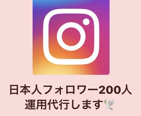 インスタで日本人 200人フォロワー増やします 日本人限定で増やしています。大枠の属性も承り可能◎ イメージ1