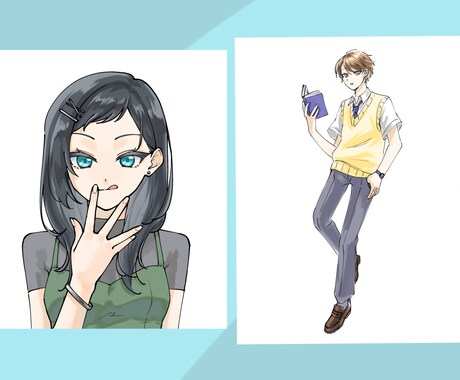 ご希望に合わせたイラストを作成します 理想のイラストにするためにあなたの希望に柔軟に対応致します！ イメージ2