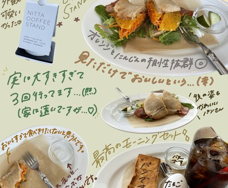 思い出を写真透過と手書き文字で1枚の画像にします 旅行や誕生日などの思い出を可愛く加工します♫値段交渉OK イメージ2