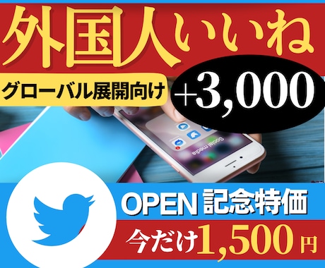 Twitterでグローバル展開の後押しをします 日本よりユーザー数が多い海外に向けて情報発信を後押し！ イメージ1