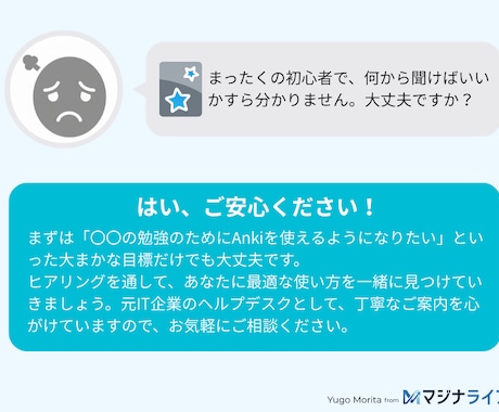 AnkiやAnkiDroidのご相談にのります ITが苦手でも大丈夫。記憶の定着を加速させます イメージ2