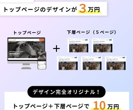 Wordpressで作るホームページ制作承ります 高品質＆丁寧なホームページを制作します！ イメージ2