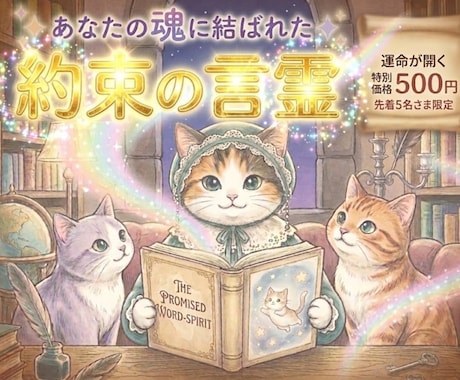 今だけ500円⭐︎あなたとの約束の言霊お届けします 心に届き、何度も読み返せる あなた専用の ”お守りの言葉” イメージ1