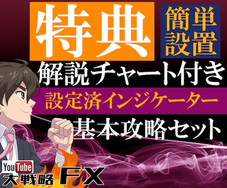 大戦略FX基本インジケータセットを提供します 特典付けました！Indicatorsファイル8個 イメージ1