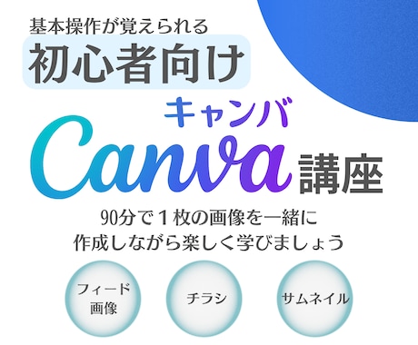 初心者向けのCanva講座いたします イメージ1