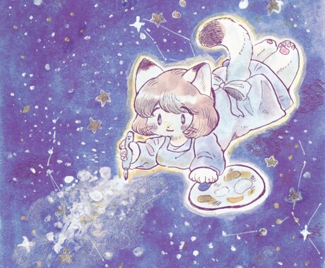 唯一無二のあなただけのイラストをお描きします アナログで心を込めてお描きします イメージ1