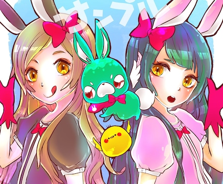 アイコンイラスト描かせていただきます 丸背景も可！オリキャラ・擬人化・デフォルメ幅広く対応！ イメージ2