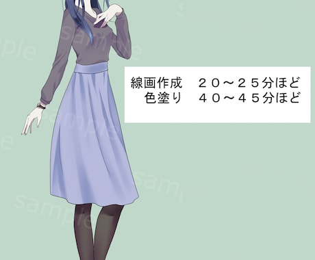 簡単なイラストや立ち絵を描きます 「うーん、イメージはあるんだけど…！」そんなあなたをお手伝い イメージ1