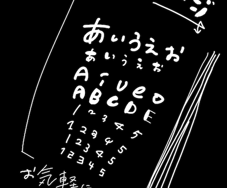 イメージに合わせて文字をかきます 文字デザインならもってこい！！かわいくお洒落に！ イメージ2