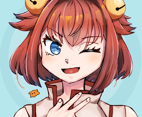 初回３名特別料金！バストアップイラスト4枚描きます バストアップであれば４枚まで同料金でイラストを描きます。 イメージ1