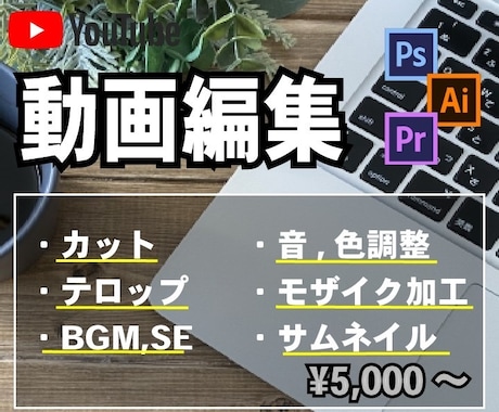 高品質とスピード納品で動画編集いたします イメージ1
